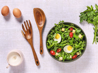 Couverts à salade en bois d'acacia SKOV