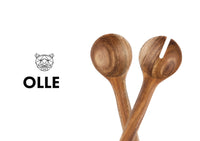 Couverts à salade en bois d'acacia OLLE