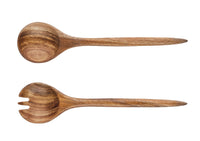 Couverts à salade en bois d'acacia ROLF