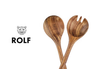 Couverts à salade en bois d'acacia ROLF