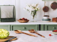 Couverts à salade en bois d'acacia ROLF