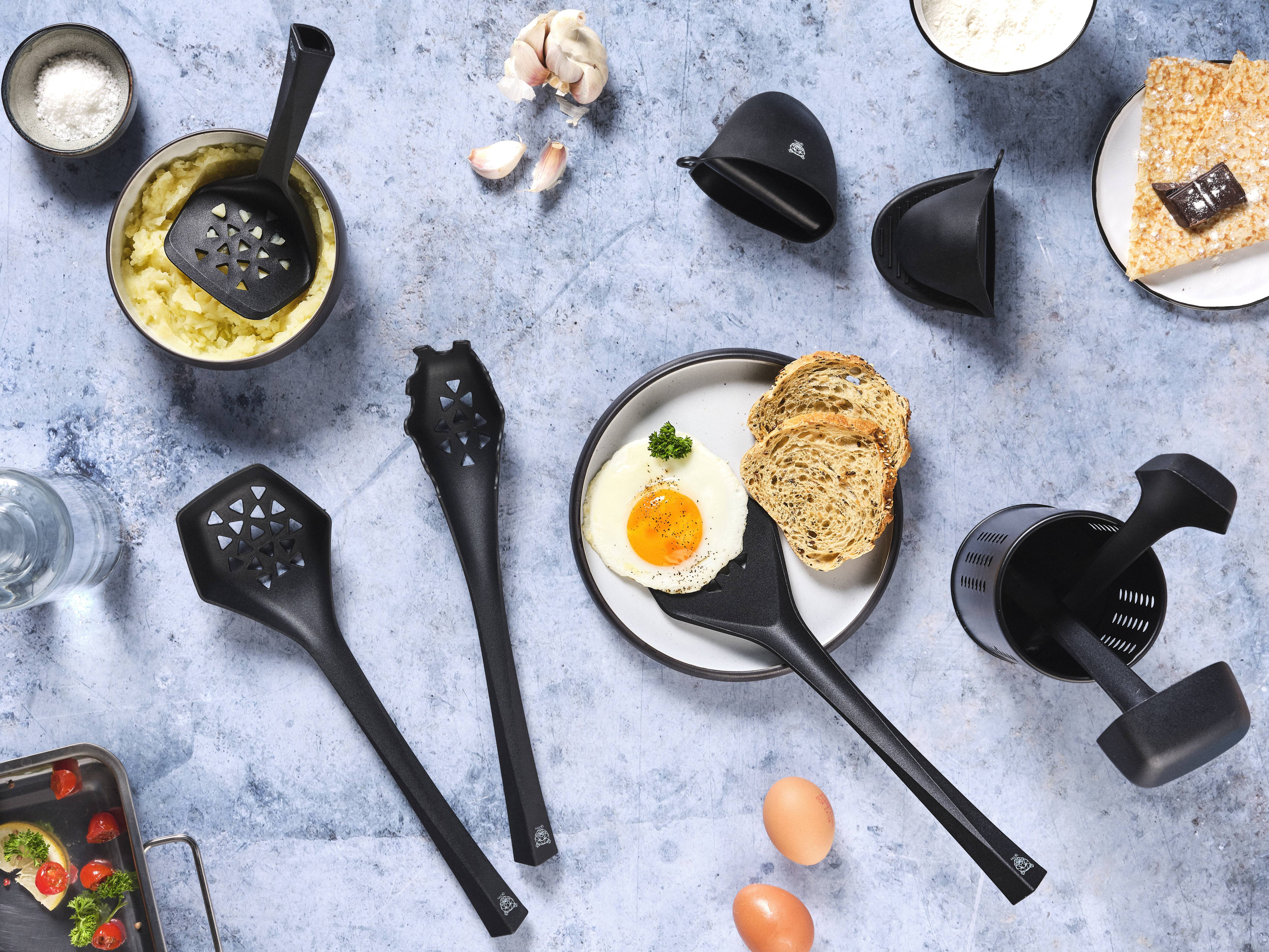 Set d'ustensiles de cuisine en thermoplastique JESPER - 9 pièces