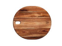 Planche à découper en bois d'acacia ELIN - Ø31cm