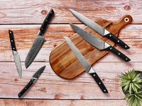 Planche à découper en bois d'acacia FREJA - 48 x 19cm