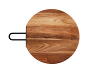 Planche à découper en bois d'acacia STINE - Ø31cm