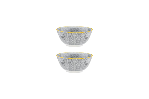 Bol PATTERN Ø15cm - 2 pièces - Eclipse