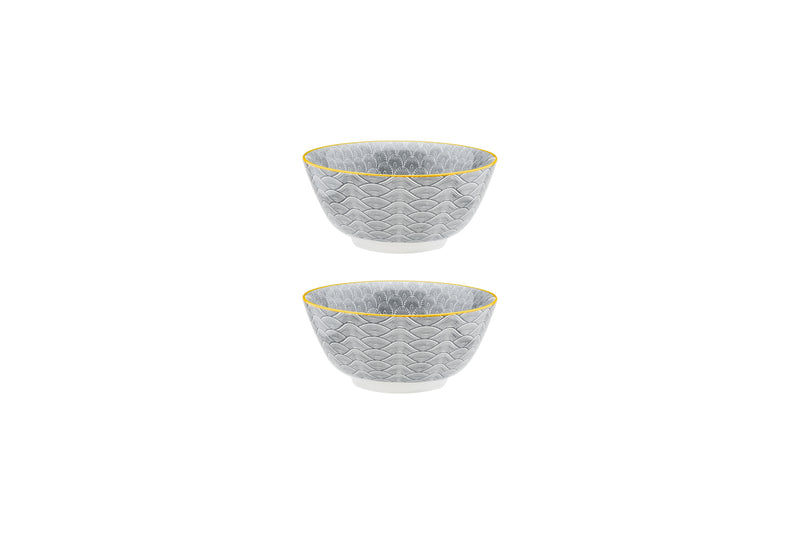Bol PATTERN Ø15cm - 2 pièces - Eclipse