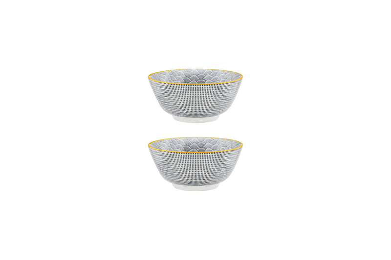 Bol PATTERN Ø15cm - 2 pièces - Eclipse