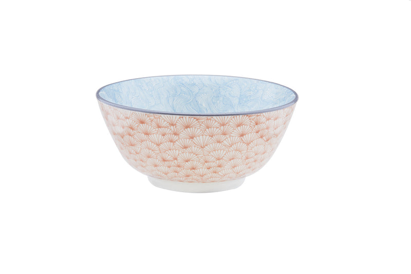 Bol PATTERN Ø15cm - 2 pièces - Rose / bleu