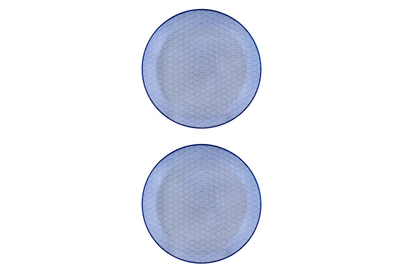 Assiette PATTERN Ø26cm - 2 pièces - Dark blue