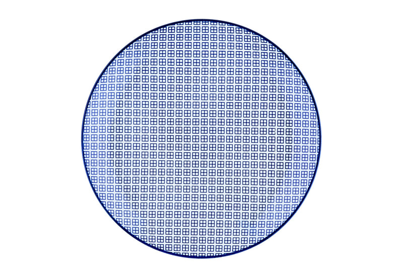 Assiette PATTERN Ø26cm - 2 pièces - Dark blue