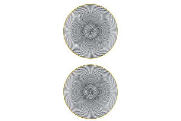 Assiette PATTERN Ø26cm - 2 pièces - Eclipse