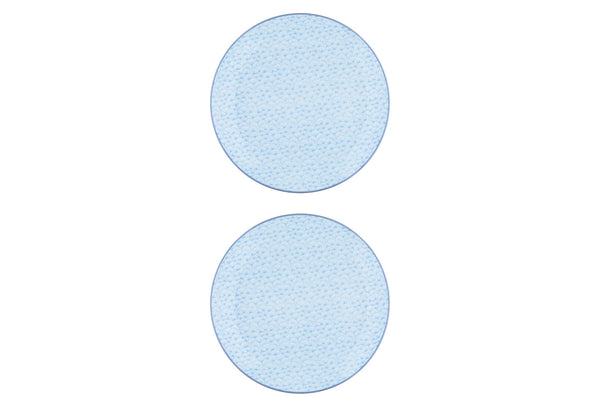 Assiette PATTERN Ø26cm - 2 pièces - Bleu