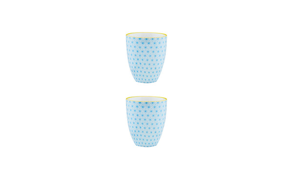 Mug PATTERN 30cl - 2 pièces - Bleu clair