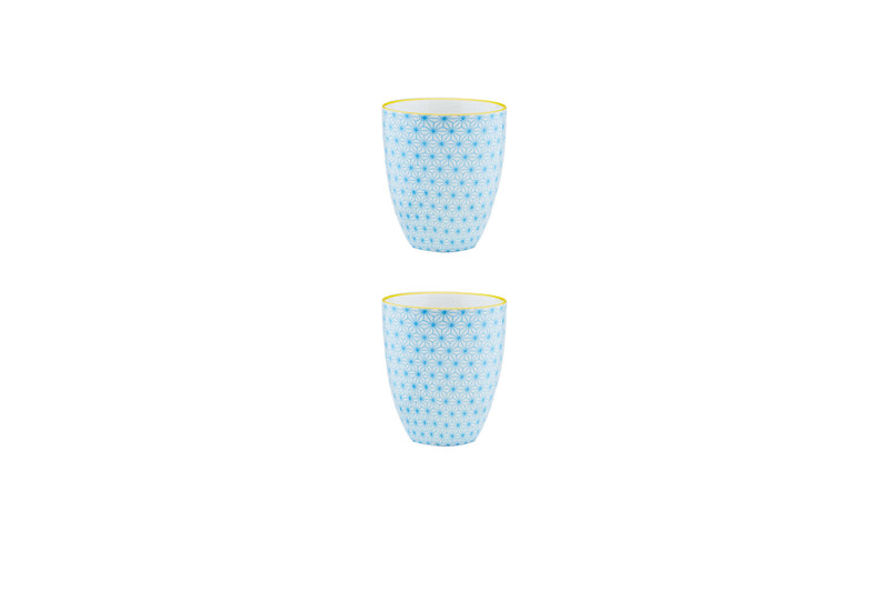Mug PATTERN 30cl - 2 pièces - Bleu clair