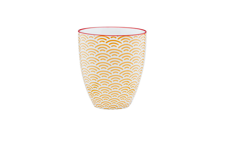 Mug PATTERN 30cl - 2 pièces - jaune