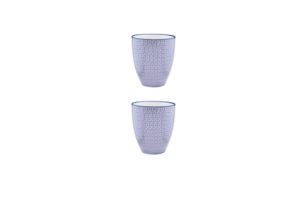 Mug PATTERN 30cl - 2 pièces - Dark blue