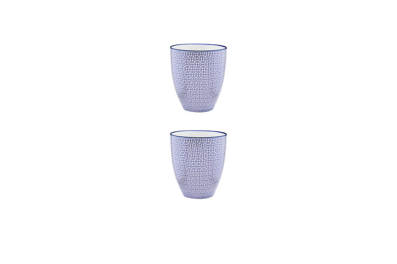 Mug PATTERN 30cl - 2 pièces - Dark blue