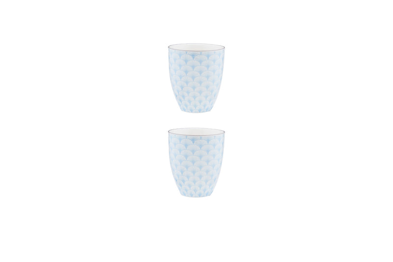 Mug PATTERN 30cl - 2 pièces - Bleu