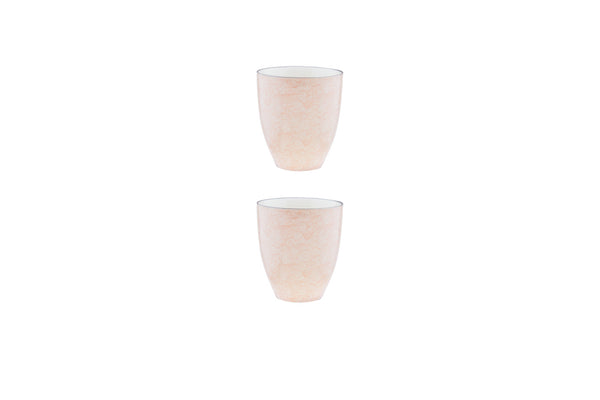 Mug PATTERN 30cl - 2 pièces - Rose