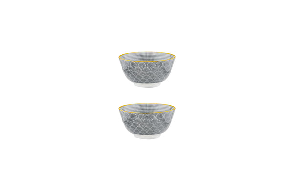 Bol PATTERN Ø12cm - 2 pièces - Eclipse