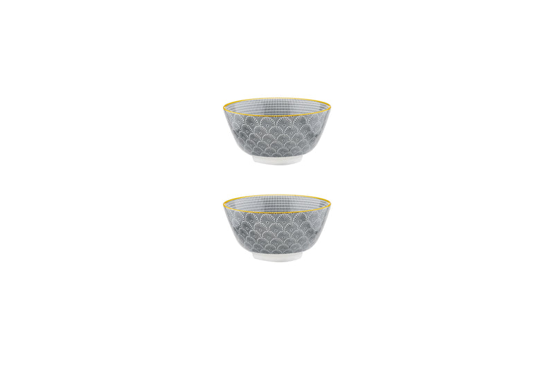 Bol PATTERN Ø12cm - 2 pièces - Eclipse