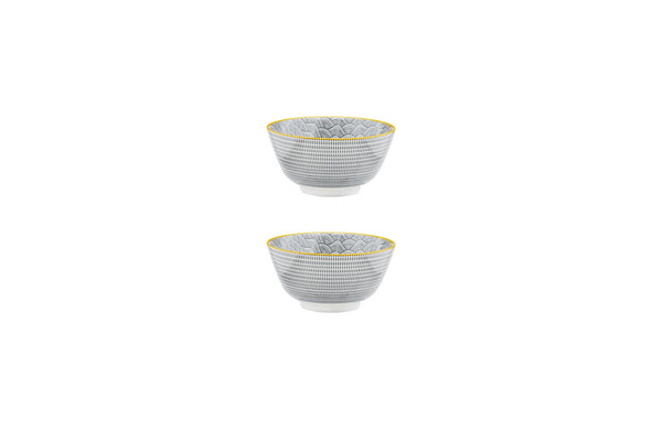 Bol PATTERN Ø12cm - 2 pièces - Eclipse