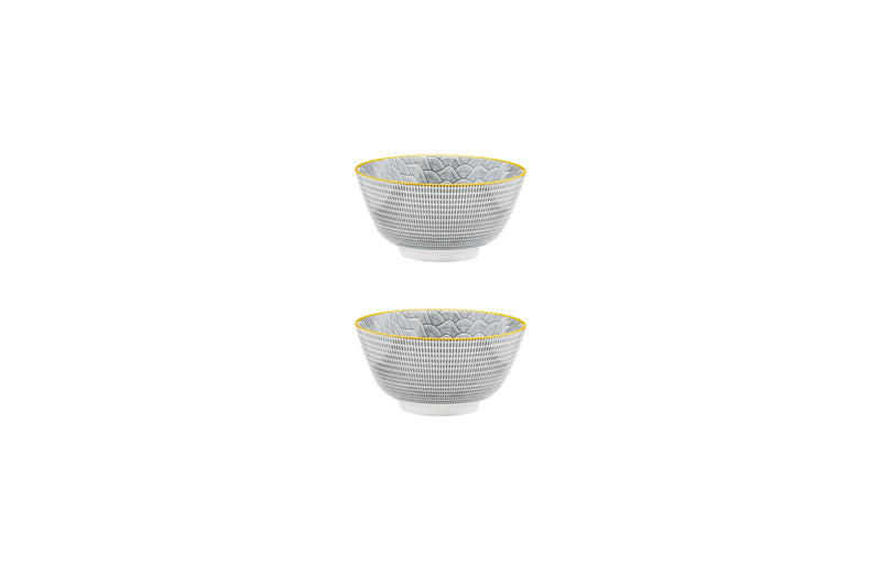 Bol PATTERN Ø12cm - 2 pièces - Eclipse