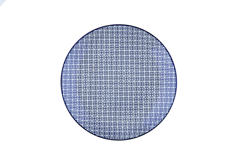 Assiette PATTERN Ø21cm - 2 pièces - Dark blue
