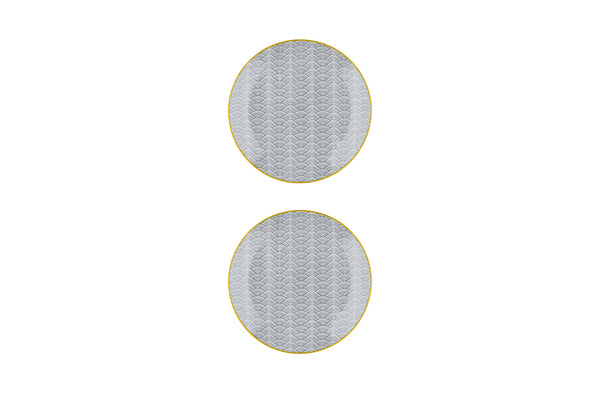 Assiette PATTERN Ø21cm - 2 pièces - Eclipse