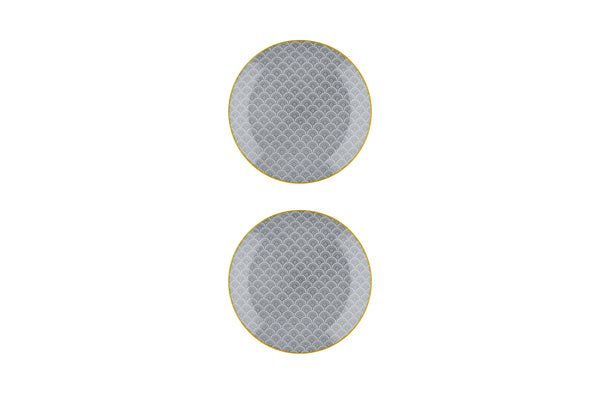 Assiette PATTERN Ø21cm - 2 pièces - Eclipse