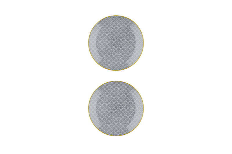 Assiette PATTERN Ø21cm - 2 pièces - Eclipse
