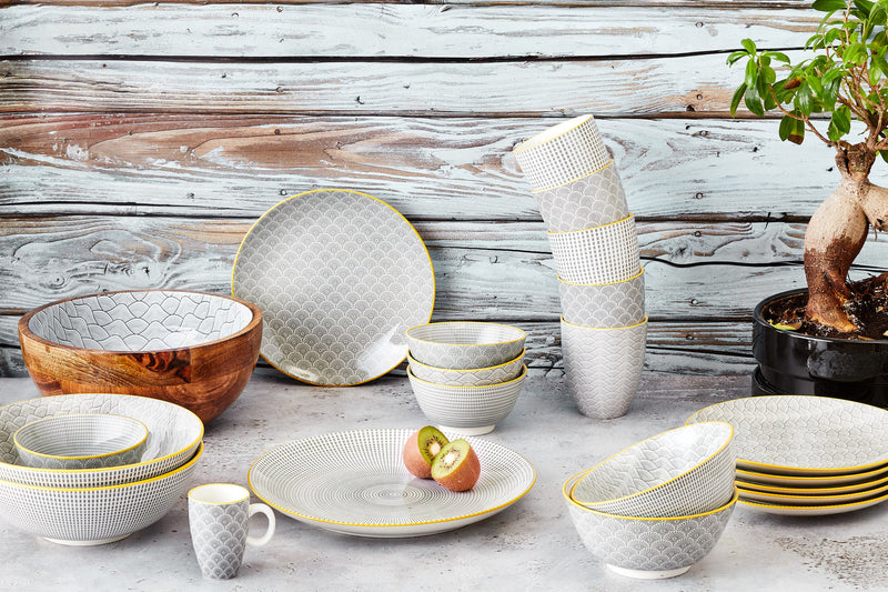 Assiette PATTERN Ø21cm - 2 pièces - Eclipse