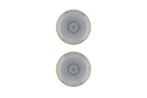 Assiette PATTERN Ø21cm - 2 pièces - Eclipse