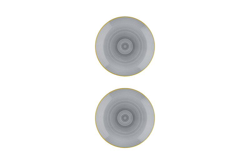 Assiette PATTERN Ø21cm - 2 pièces - Eclipse