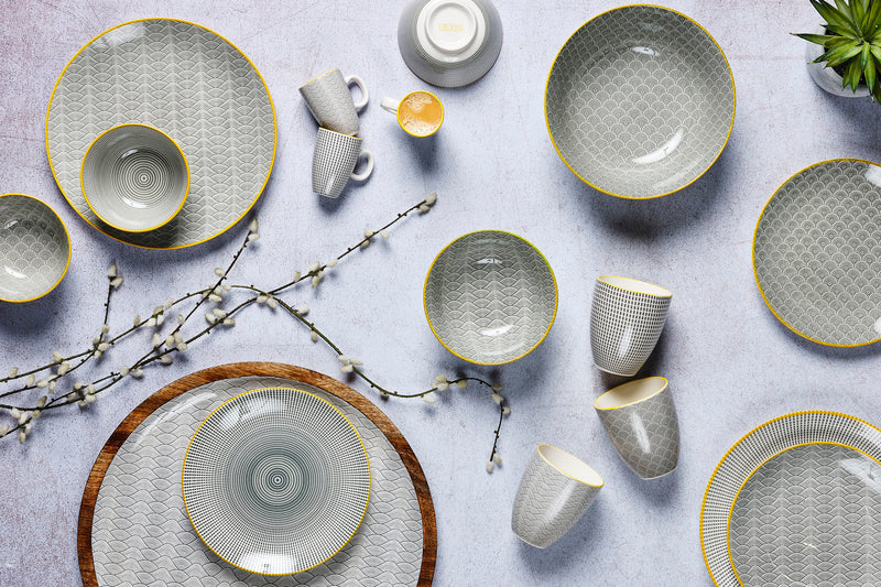 Assiette PATTERN Ø21cm - 2 pièces - Eclipse