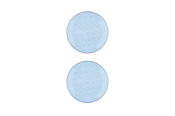 Assiette PATTERN Ø21cm - 2 pièces - Bleu
