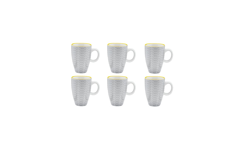 Tasse PATTERN 9cl - 6 pièces - Eclipse