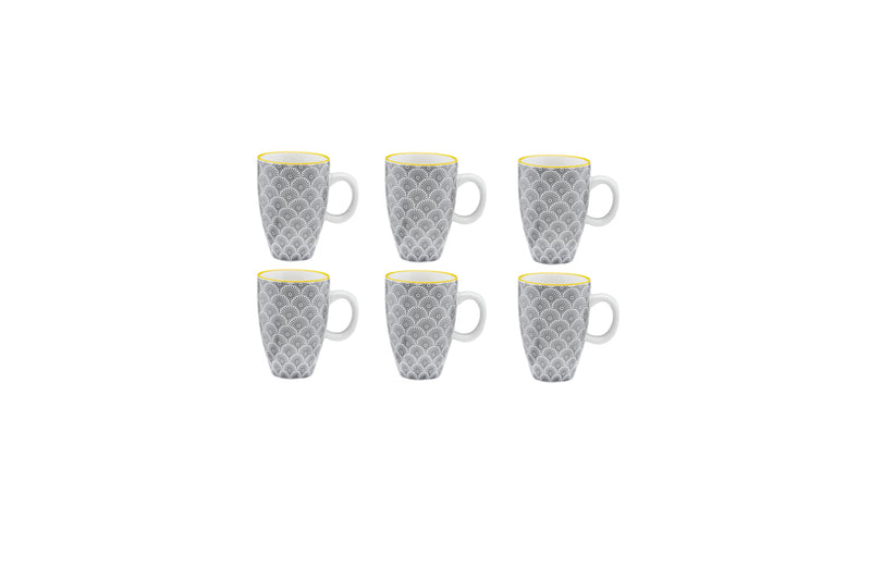 Tasse PATTERN 9cl - 6 pièces - Eclipse