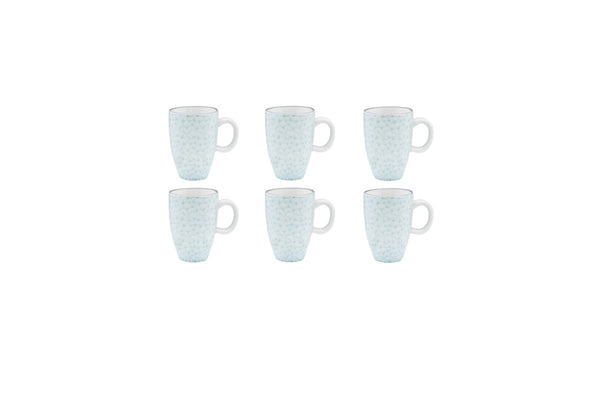 Tasse PATTERN 9cl - 6 pièces - Vert