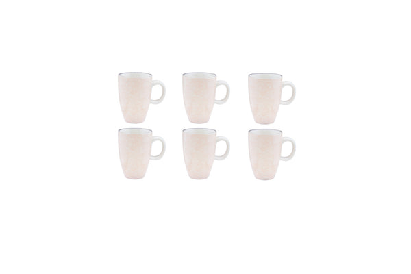 Tasse PATTERN 9cl - 6 pièces - Rose