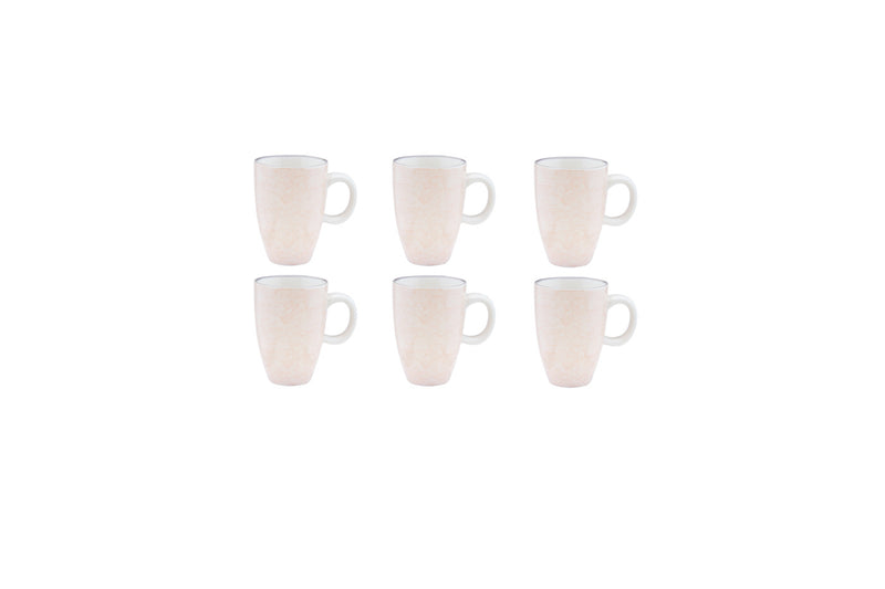 Tasse PATTERN 9cl - 6 pièces - Rose