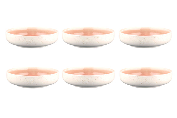 Bol OXYGEN Ø22cm - 6 pièces - Rose poudre