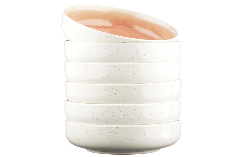 Bol OXYGEN Ø22cm - 6 pièces - Rose poudre