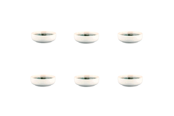 Bol OXYGEN Ø9cm - 6 pièces - Vert de gris