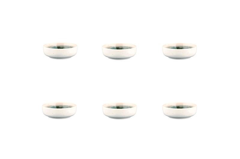Bol OXYGEN Ø9cm - 6 pièces - Vert de gris