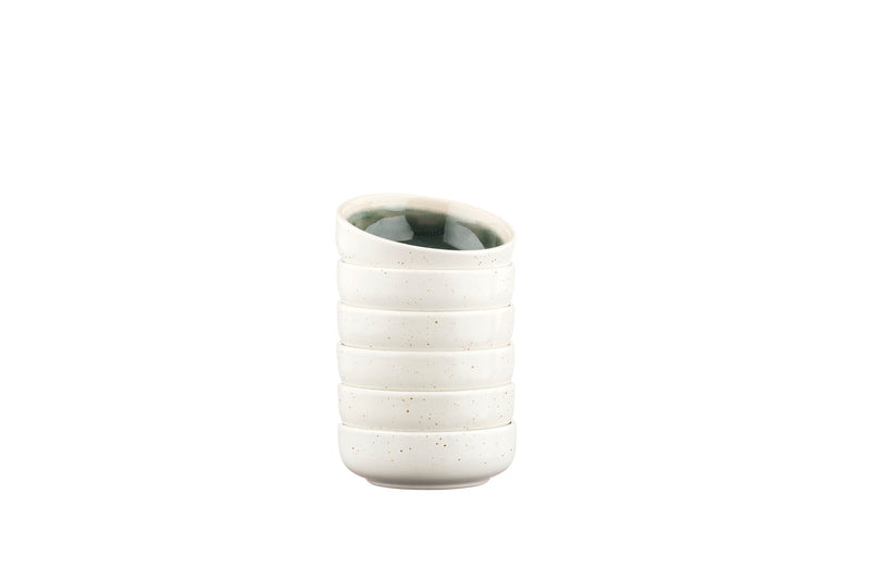 Bol OXYGEN Ø9cm - 6 pièces - Vert de gris
