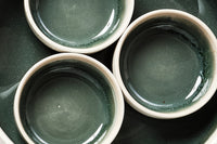 Bol OXYGEN Ø9cm - 6 pièces - Vert de gris