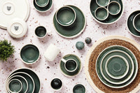 Bol OXYGEN Ø9cm - 6 pièces - Vert de gris