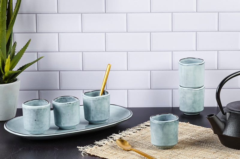 Tasse CLOUD 12cl - 6 pièces - Gris orage